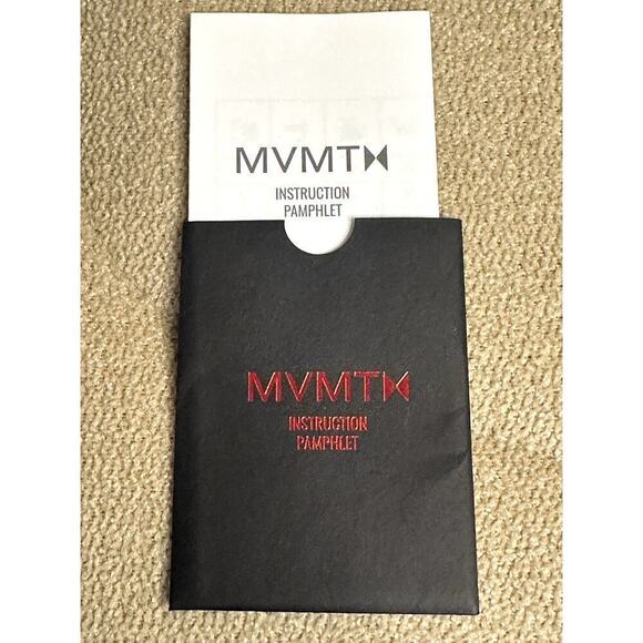 MVMT Grey Leather Strap & White Dial Chronograph F18 30mm Watch - Picture 11 of 11